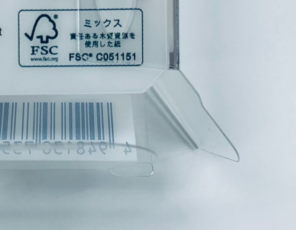 クリアケースにfsc