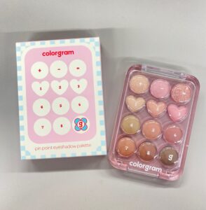 ↑colorgram/目元チュートリアルアイパレット