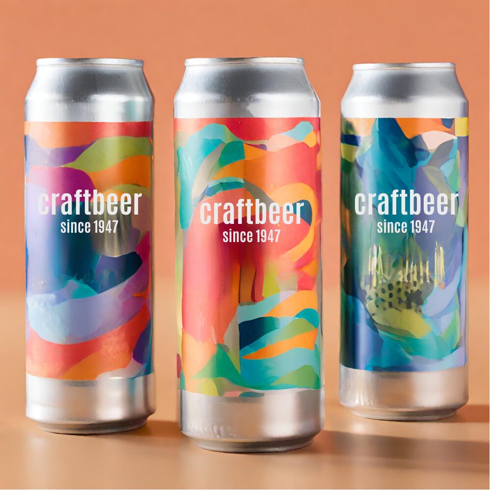 デザイン違いのクラフトビール
